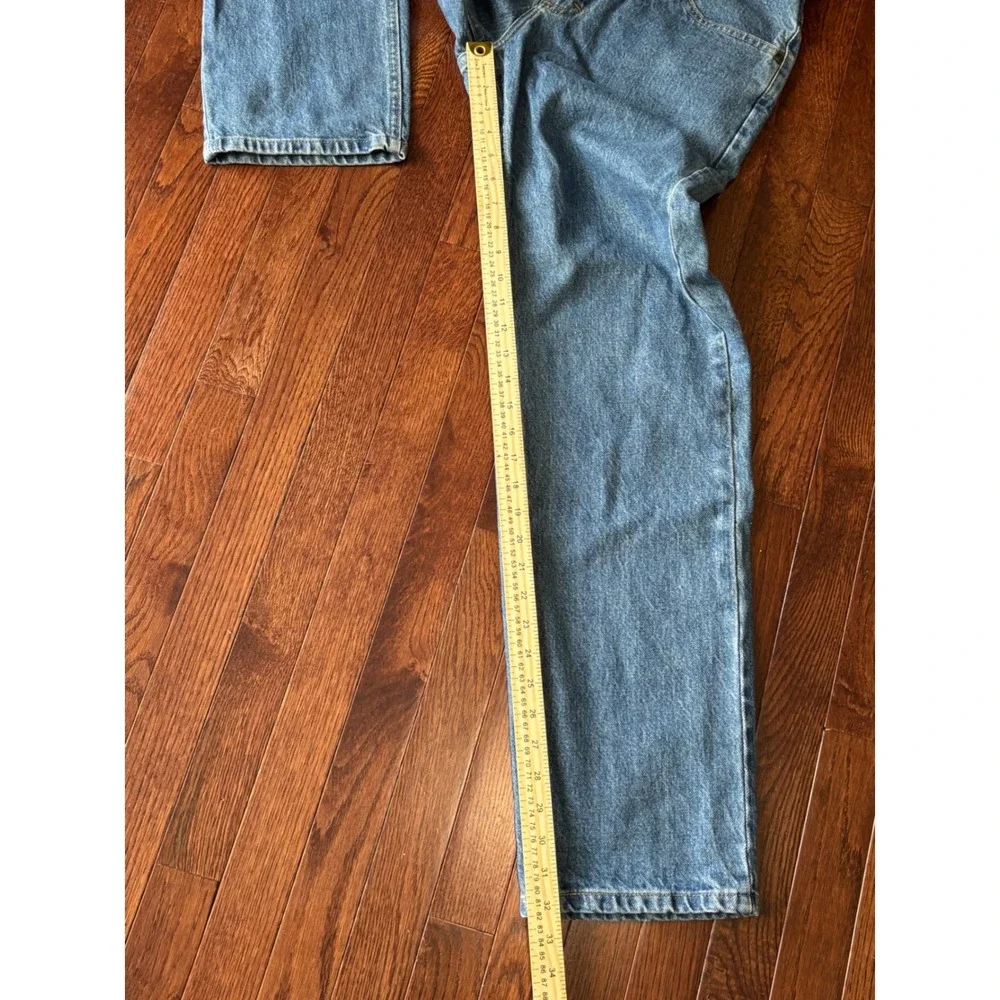 Vintage Lee Straight Leg Jeans 30x32 Light Medium Wash Denim 90s Y2K Mexico